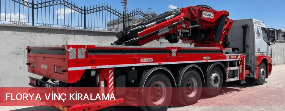 Florya İlçemi Vinç Kiralama